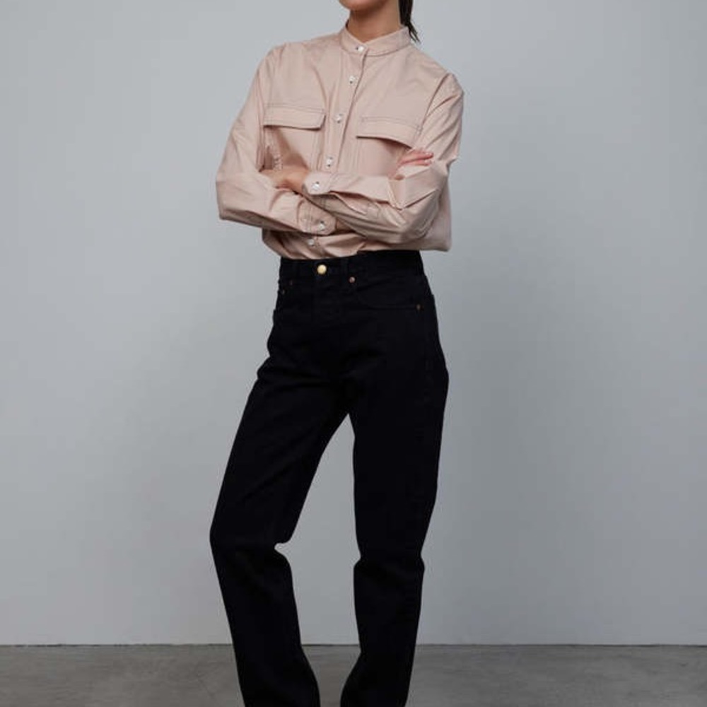 B SIDES Black Straight Leg Jeans